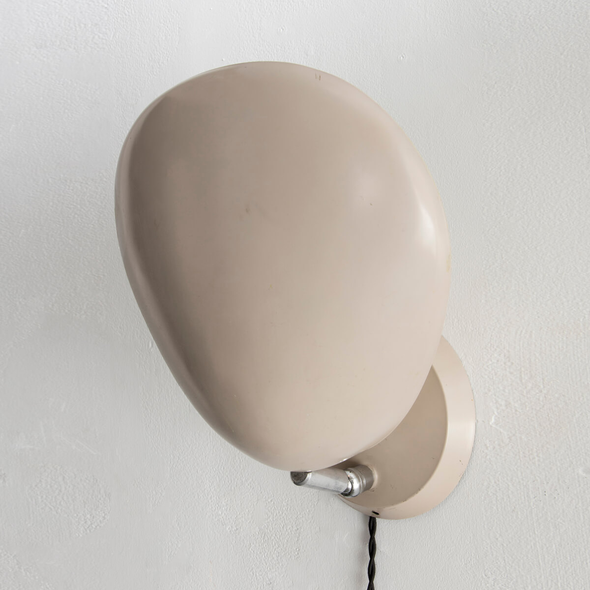 Cobra” wall-mounted lamp in aluminum and steel Greta Grossman (HL612) - R & Company