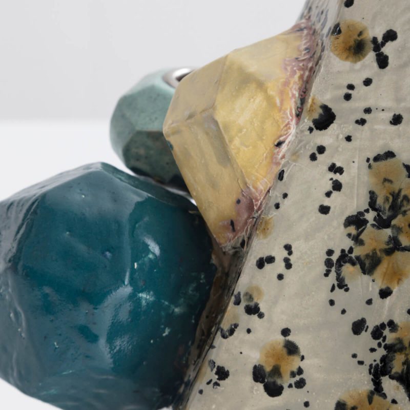 Large Gem Cluster, from the Cluster Series, in glazed ceramic.