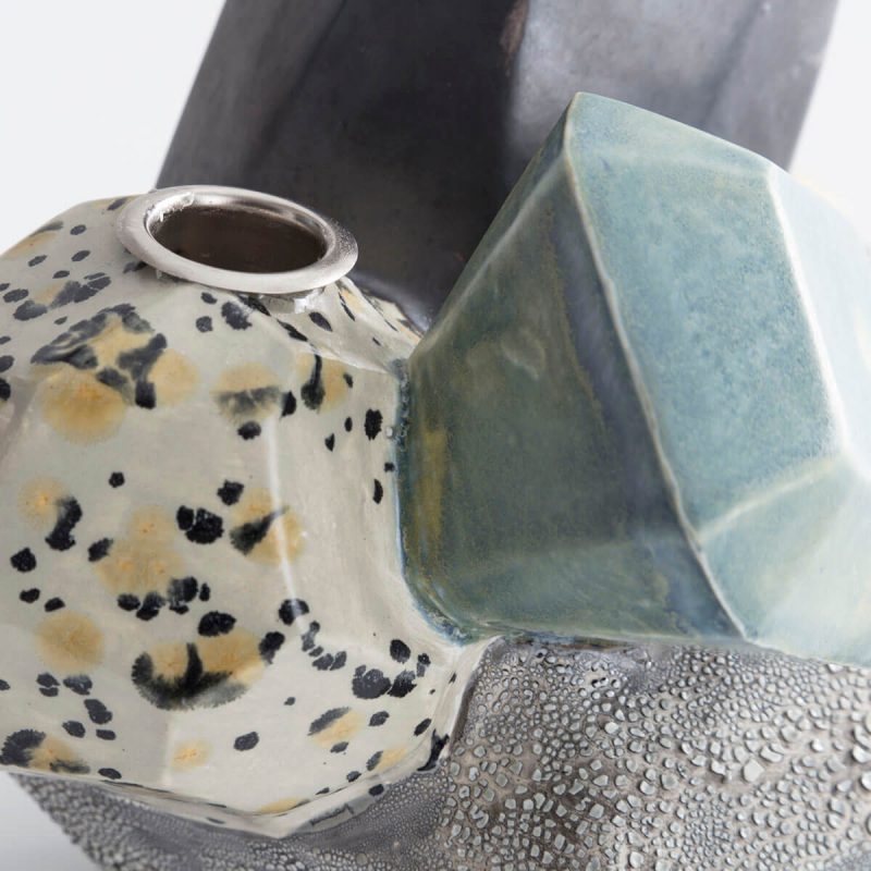 Medium Gem Cluster, from the Cluster Series, in glazed ceramic.
