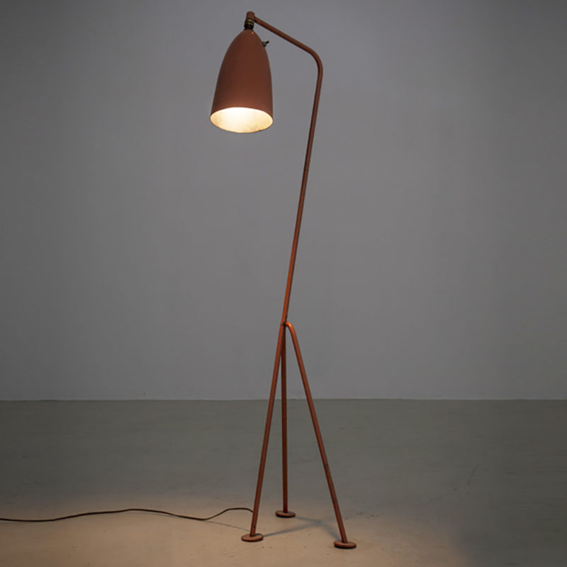 Greta-Magnusson-Grossman-1950s-Floor-Lamp-Model-G-33-Grasshopper - Side  Gallery