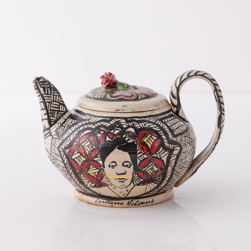 Green Teapot with Attitude – Bad Wolf Pottery