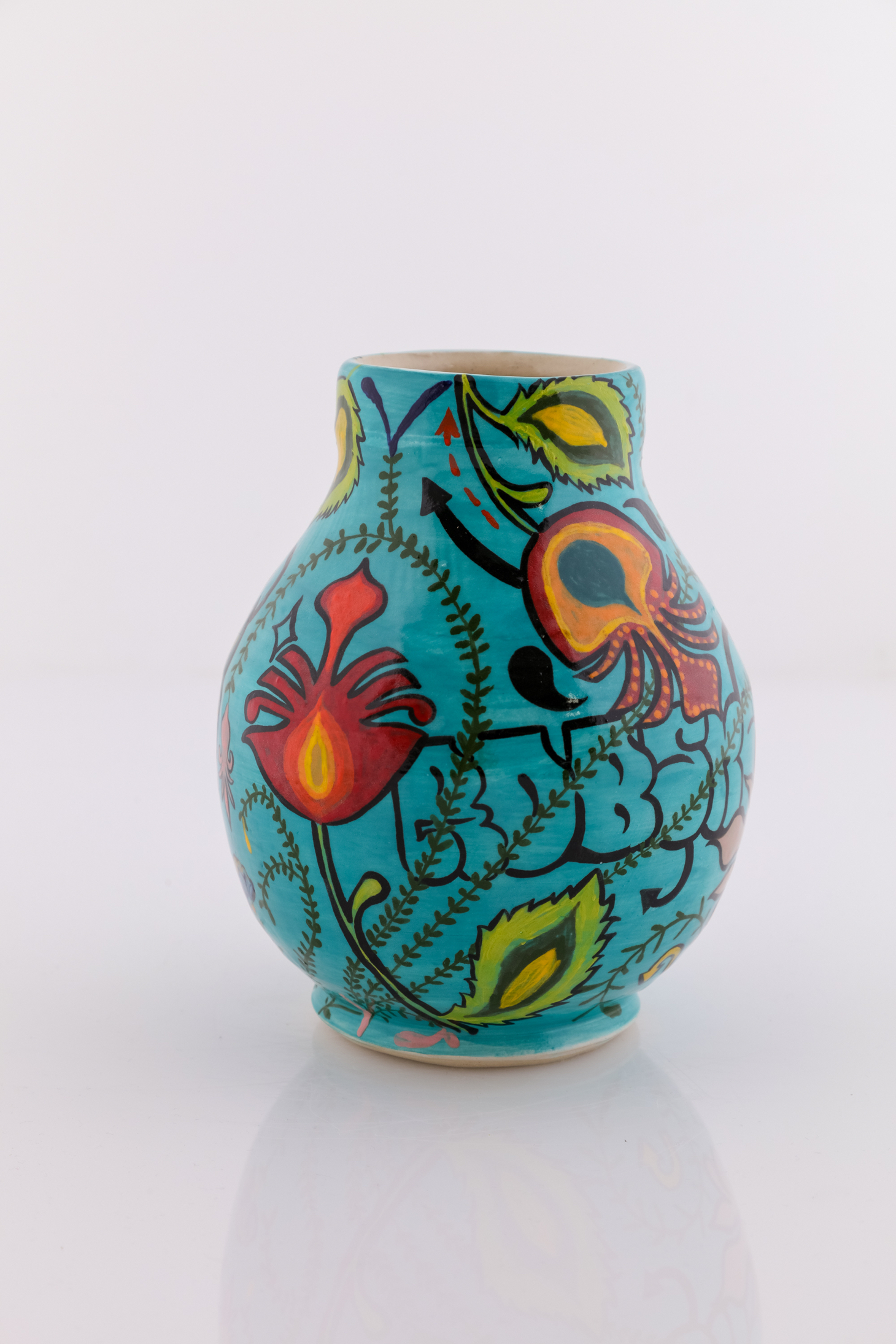 Roberto Lugo, Untitled (Island florals) from the Pigeon Crib (SM8953